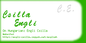csilla engli business card